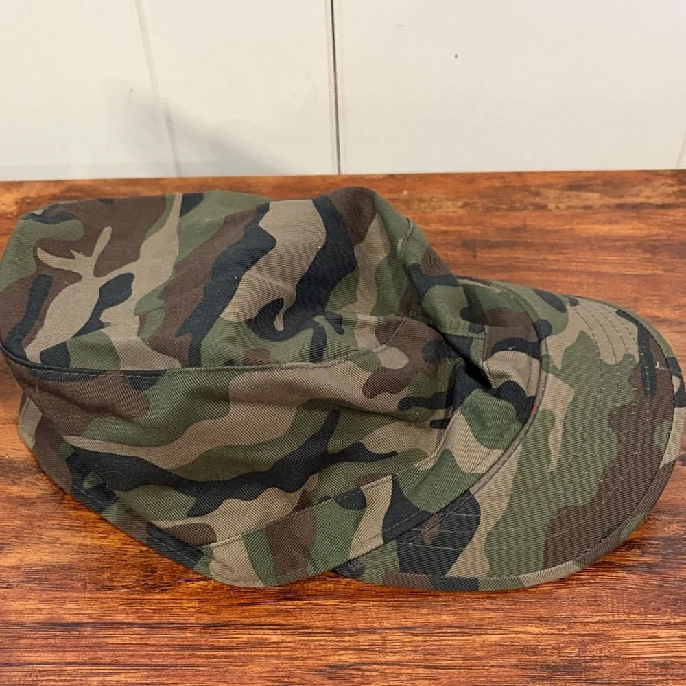 Ethos Camouflage Military Style Cap - Picture 2 of 4